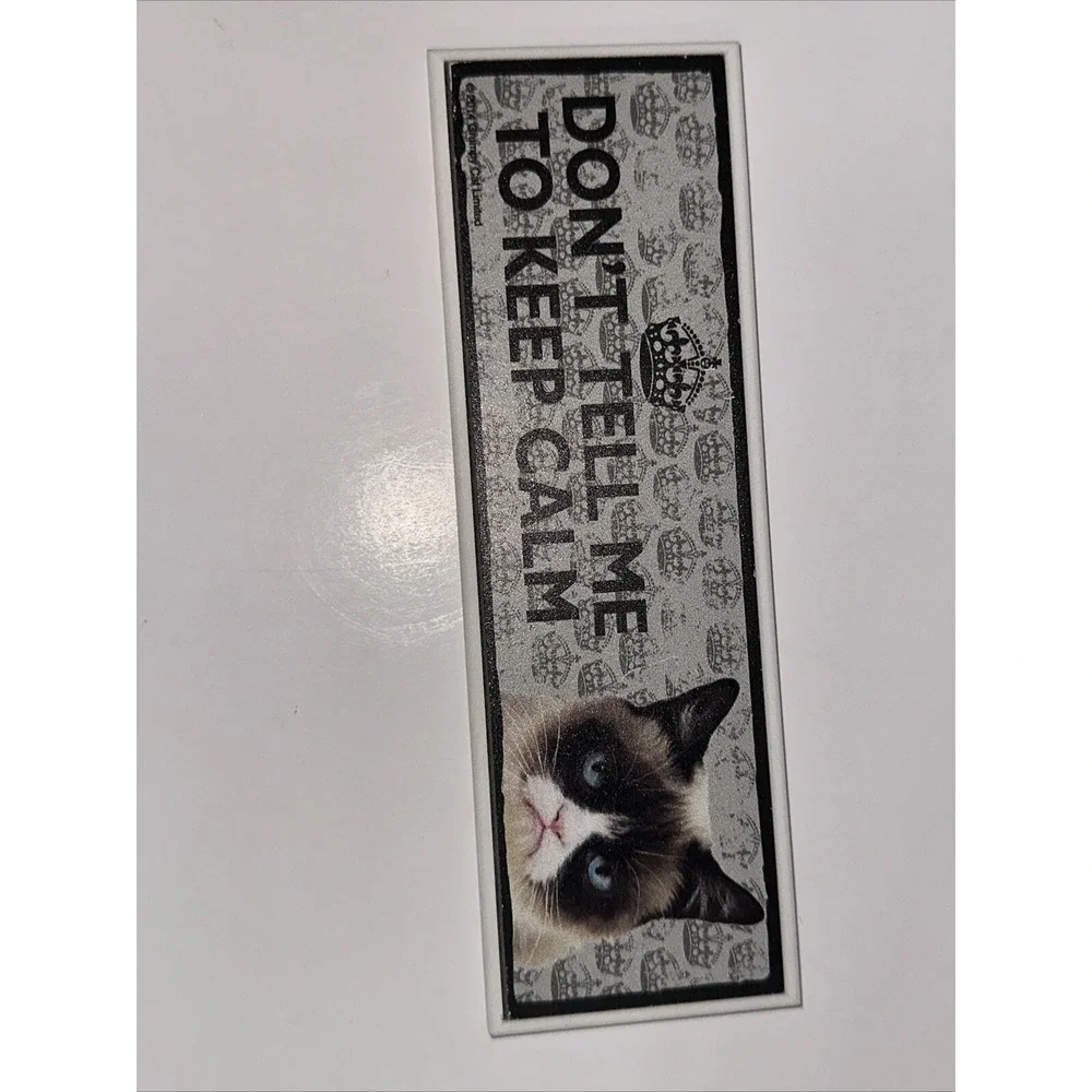 Ganz Grumpy Cat Dont Tell Me To Keep Calm Easel Wall Sign Meme Decor ER000016